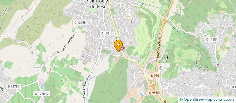 localisation de l'entreprise HORTUS HABITAT  SAINT-GELY-DU-FESC