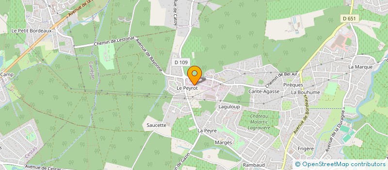 localisation de l'entreprise HORTUS VERIDIS  LEOGNAN