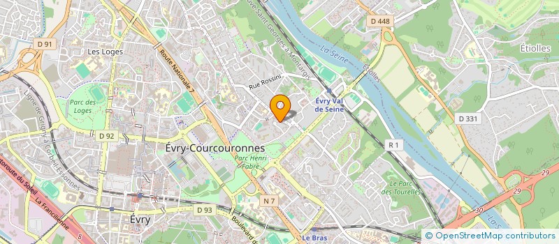 localisation de l'entreprise HORTY CARRIERE SOLIDAIRE  EVRY-COURCOURONNES