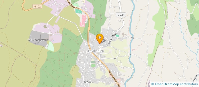 localisation de l'entreprise HORUS 07  LAVILLEDIEU