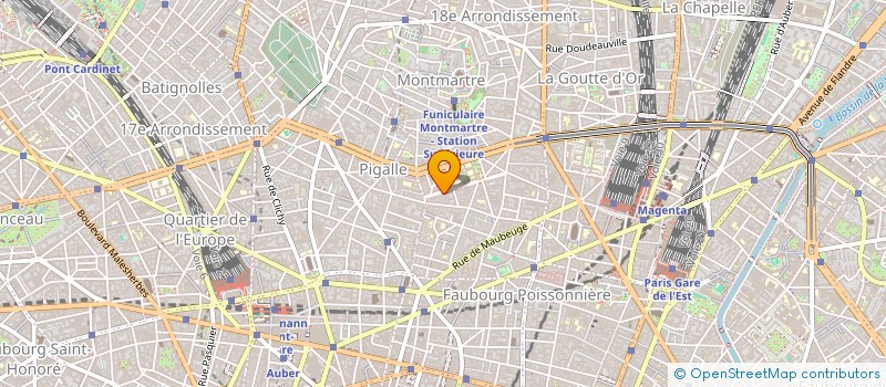 localisation de l'entreprise HORUS à PARIS