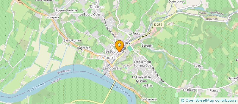 localisation de l'entreprise HORUS à LE TOURNE