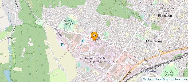 localisation de l'entreprise HORUS  MAUREPAS