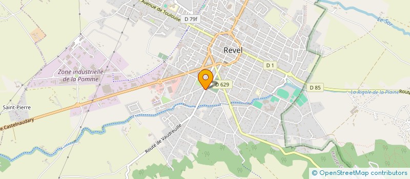 localisation de l'entreprise HORUS  REVEL