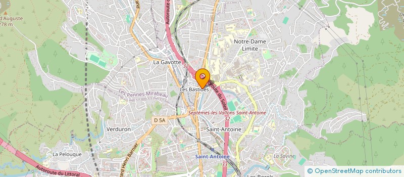 localisation de l'entreprise HORUS à MARSEILLE