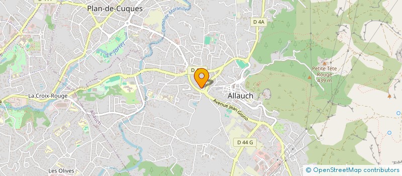 localisation de l'entreprise HORUS à ALLAUCH
