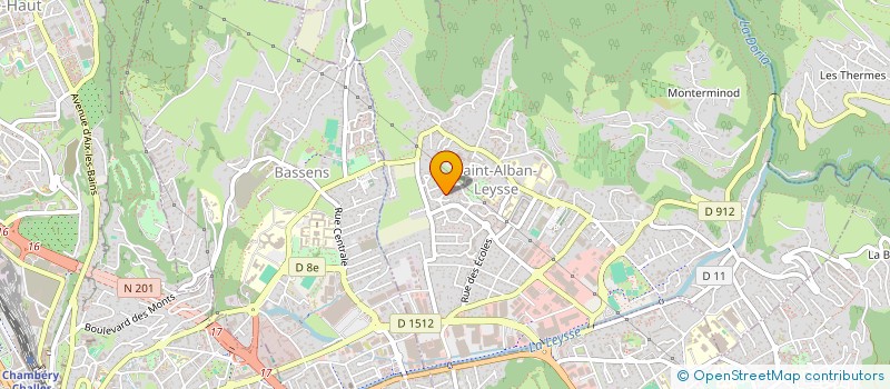 localisation de l'entreprise HORUS  SAINT-ALBAN-LEYSSE