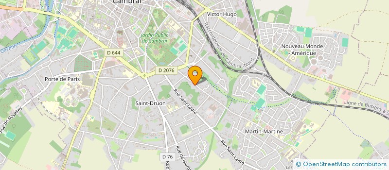 localisation de l'entreprise HORUS à CAMBRAI