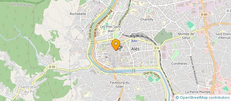 localisation de l'entreprise HORUS  ALES