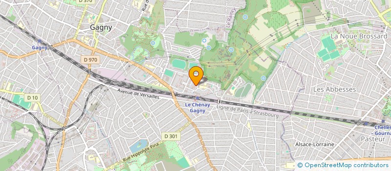 localisation de l'entreprise HORUS  GAGNY