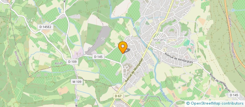 localisation de l'entreprise HORUS  TEYRAN