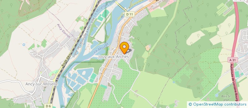 localisation de l'entreprise HORUS  JOUY-AUX-ARCHES