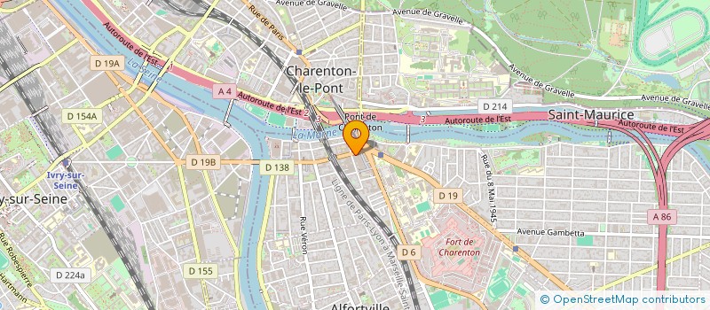 localisation de l'entreprise HORUS à MAISONS-ALFORT