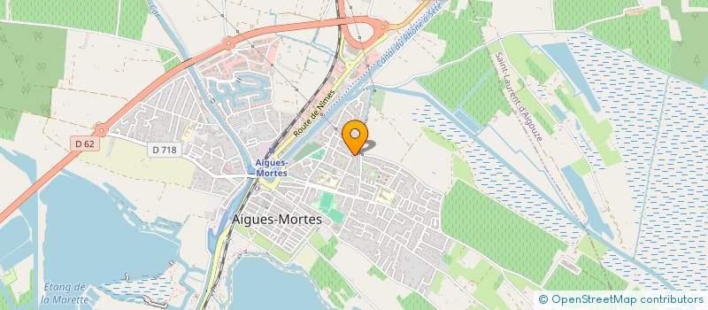 localisation de l'entreprise HORUS  AIGUES-MORTES