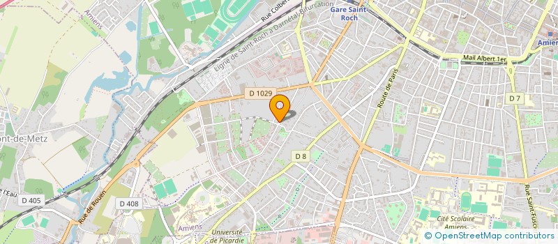 localisation de l'entreprise HORUS COMMERCE à AMIENS