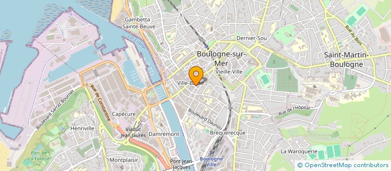 localisation de l'entreprise HORUS DEV à BOULOGNE-SUR-MER