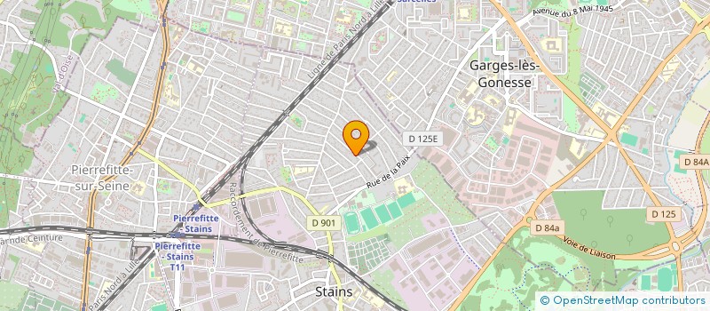 localisation de l'entreprise HORUS ENTRETIEN ET NETTOYAGE à STAINS