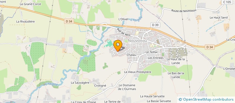 localisation de l'entreprise HORUS ETUDE ET CONSEIL  NOUVOITOU