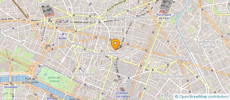 localisation de l'entreprise HORUS HOTEL  PARIS