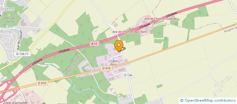 localisation de l'entreprise HORUS PARFUMS à NOGENT-LE-PHAYE