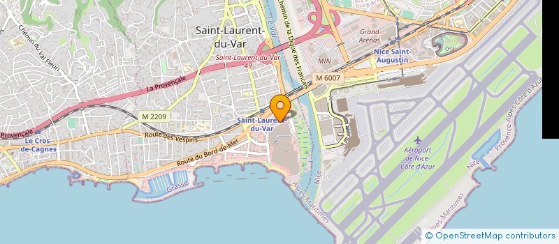 localisation de l'entreprise HORUS PHARMA à NICE