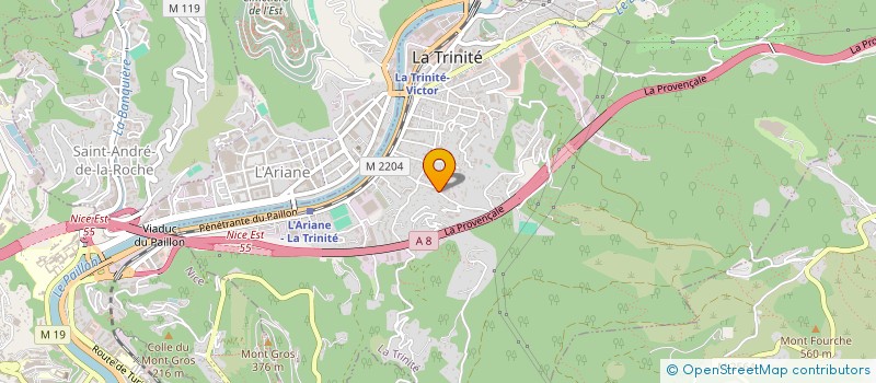 localisation de l'entreprise HORUS SIGNALISATION à LA TRINITE