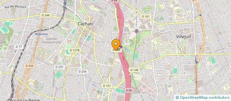 localisation de l'entreprise HORUS SIGNALISATIONS ET SERVICES  CACHAN