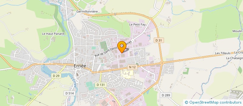 localisation de l'entreprise HORUS SOLUTIONS  ERNEE