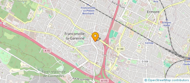 localisation de l'entreprise HORUS TELECOM  FRANCONVILLE