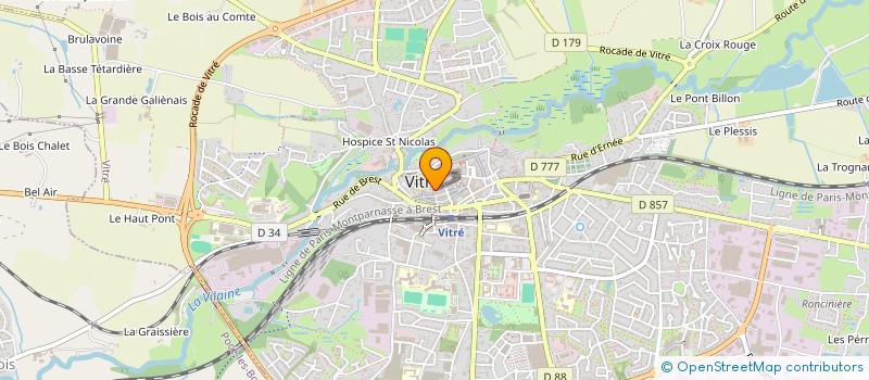 localisation de l'entreprise HORY FOUGERES IMPORT  VITRE