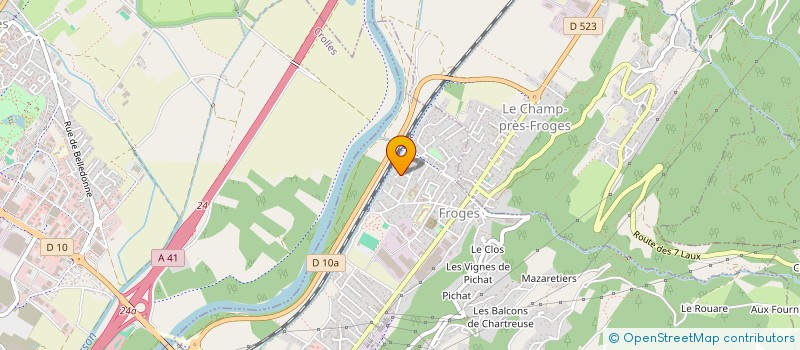 localisation de l'entreprise HORYZON  LE CHAMP-PRES-FROGES