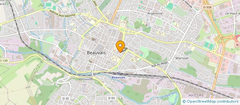 localisation de l'entreprise HORYZONS  BEAUVAIS