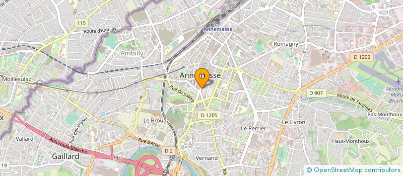 localisation de l'entreprise HOS INFORMATIQUE  ANNEMASSE