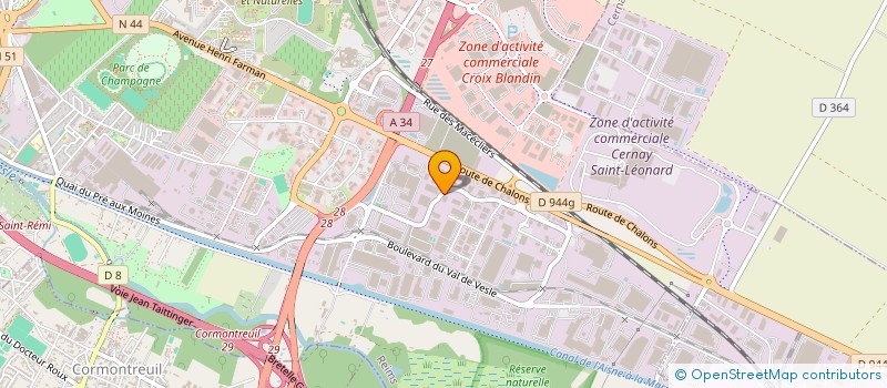 localisation de l'entreprise HOS MOTORS  REIMS