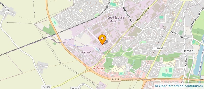 localisation de l'entreprise HOSA 281 à LUCE