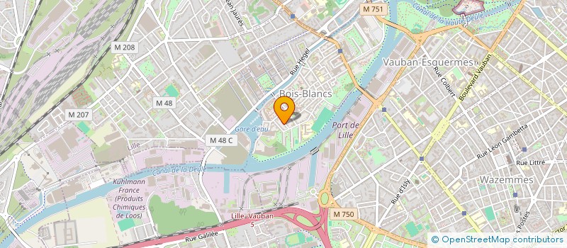 localisation de l'entreprise HOSA IMMOBILIER à LILLE