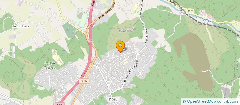 localisation de l'entreprise HOSAB TECHNOLOGIES à BOUC-BEL-AIR