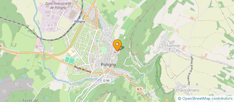 localisation de l'entreprise HOSANNA  POLIGNY