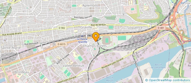 localisation de l'entreprise HOSANNA WINNERS MINISTRIES  LE HAVRE