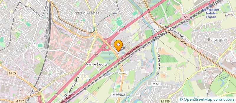 localisation de l'entreprise HOSE à LATTES