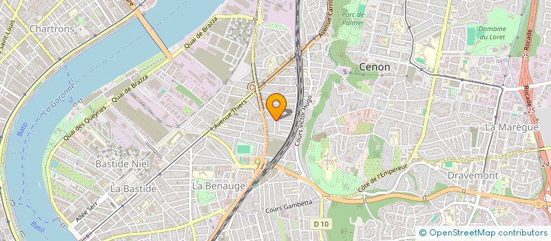 localisation de l'entreprise HOSHIN TAEKWONDO ACADEMIE  CENON