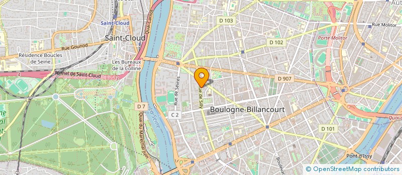 localisation de l'entreprise HOSI PATRIMOINE à BOULOGNE-BILLANCOURT