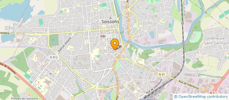 localisation de l'entreprise HOSLER à SOISSONS