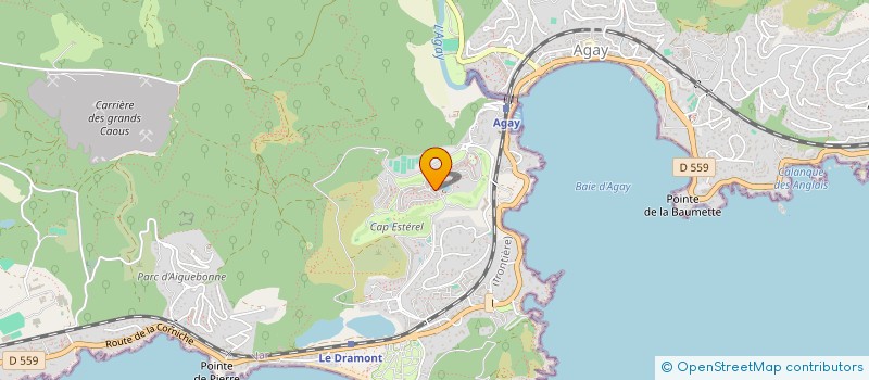 localisation de l'entreprise HOSLIN  SAINT RAPHAEL