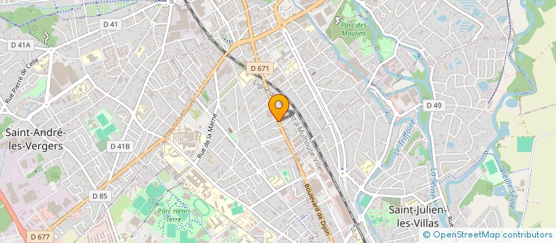 localisation de l'entreprise HOSLO  TROYES