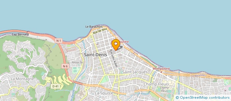 localisation de l'entreprise HOSMANN MANGROLIA CHAUSSURES à SAINT-DENIS