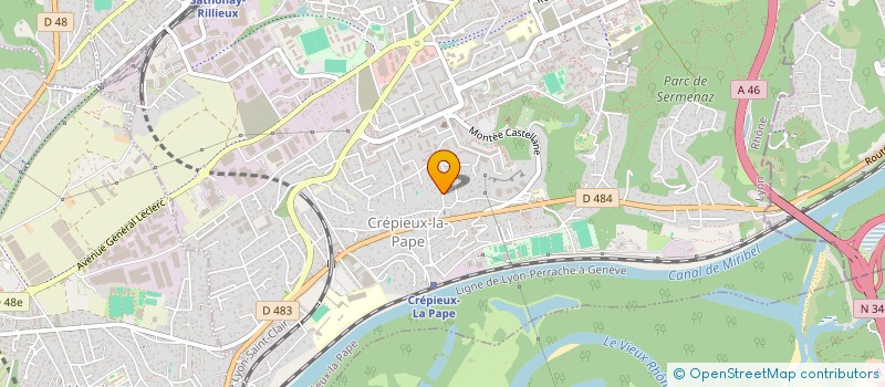 localisation de l'entreprise HOSMART  RILLIEUX-LA-PAPE