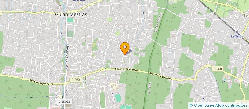 localisation de l'entreprise HOSMINA  GUJAN-MESTRAS