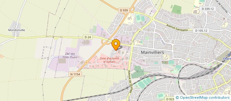 localisation de l'entreprise HOSMOZ à MAINVILLIERS