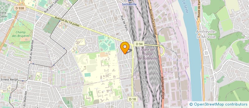 localisation de l'entreprise HOSNI SARL  SOTTEVILLE-LES-ROUEN